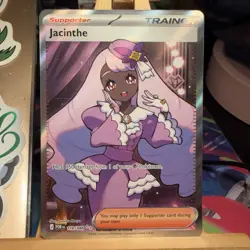 Jacinthe 110/088 Perfect Order Trainer Full Art Ultra Rare Holo Pokemon TCG MINT - Image 1