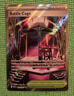 Pokemon TCG Holo Ultra Rare Full Art Battle Cage 116/094 - Image 1