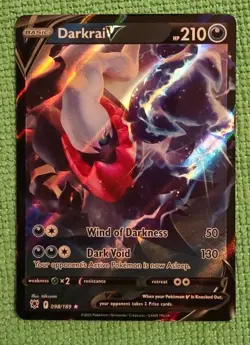 Pokemon TCG SWSH Astral Radiance Darkrai V #98/189 Ultra Rare - Image 1