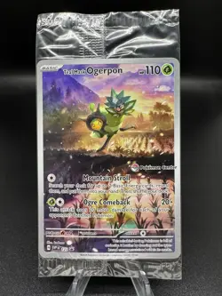 Pokemon TCG Teal Mask Ogerpon 123 Pokemon Center ETB SV Promo SEALED - Image 1
