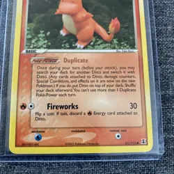 Pokemon Ditto Charmander 61/113 EX Delta Species 2005 LP excellent. - Image 3