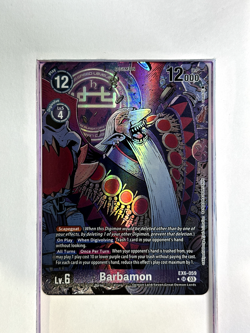EX6-059 Barbamon - Digimon TCG Trading Card Game Holo Foil - Image 1