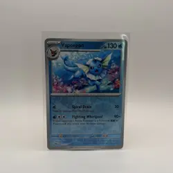 Pokemon Vaporeon 022/131 Sv: Prismatic Evolutions Reverse Holo Rare 130 HP - Image 1