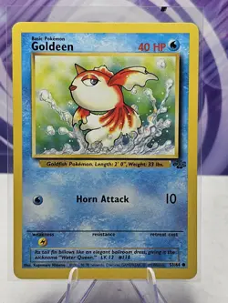 Goldeen 53/64 Jungle Pokemon TCG LP - Image 1