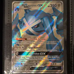 Pokemon Metagross GX Full Art Ultra Rare SM-Guardians Rising 139/145 Holo 250 HP - Image 1