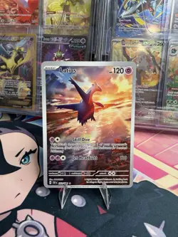 POKEMON LATIOS IR 203/191 SV08 SURGING SPARKS HOLO NM/M - Image 1
