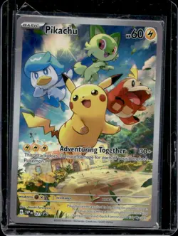 2023-25 Pokemon SV Black Star Promos Pikachu #027 - Image 1