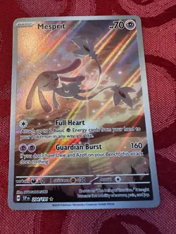 Pokemon TCG Mesprit - Illustration Rare SV08 Surging Sparks 204/191 NM - Image 1