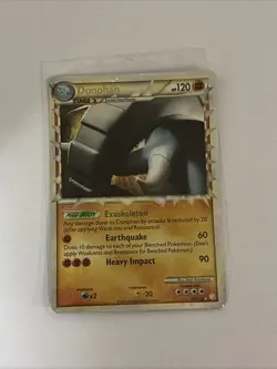 Pokemon TCG Donphan Prime Heartgold & Soulsilver 107/123 Holo Holo Rare Prime - Image 1