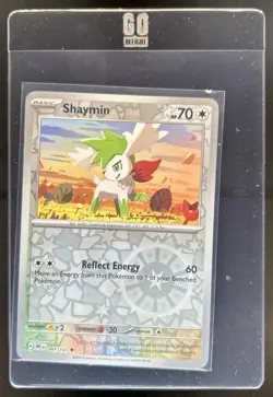 2025 Pokemon Prismatic Evolutions Shaymin Reverse Holo #087/131 - Image 1
