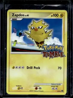 2009 Pokemon Pokemon Rumble Zapdos #8/16 - Image 1