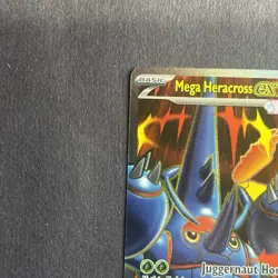 Pokemon TCG Phantasmal Flames Mega Heracross EX 108/094 Ult. Rare Full Art Holo - Image 3