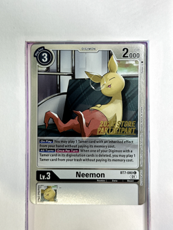 BT7-080 Neemon - Digimon TCG Trading Card Game Holo Foil - Image 1