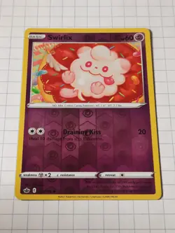 Pokemon TCG Swirlix Chilling Reign 067/198 Reverse Holo Common - Image 1