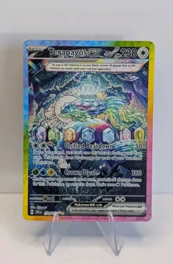 Terapagos EX 170/142 Pokemon Stellar Crown Special illustration Full Art Holo - Image 1