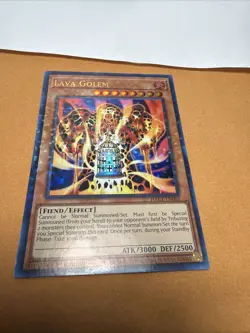 *** LAVA GOLEM *** ULTRA RARE MINT/NM DUEL TERMINAL HAC1-EN008 YUGIOH! - Image 1