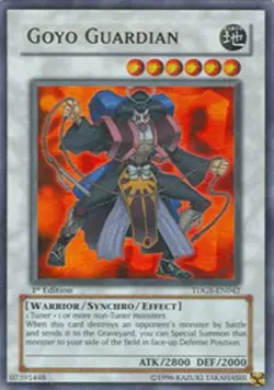 Yugioh! LP Goyo Guardian - TDGS-EN042 - Ultra Rare - Unlimited Edition Lightly P - Image 1