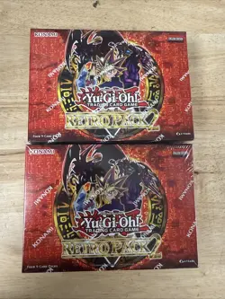 LOT OF 2 - Yu-Gi-Oh! RETRO PACK 2 SEALED BOOSTER BOX FREE SHIP - Image 1