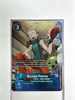 BT11-090 Nicolai Petrov - Digimon TCG Trading Card Game Holo Foil - Image 1