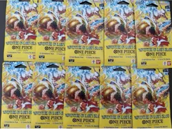 One Piece OP15/EB04 Adventure on KAMI’S Island 10 Booster Packs English Sealed - Image 1