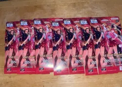 One Piece Heroines Edition EB-03 Sleeved Booster Packs Lot Of 7 New - Image 1