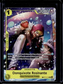 2025 One Piece Legacy of the Master Donquixote Rosinante Rare #OP12-108 - Image 1