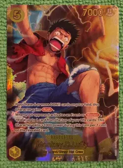 Monkey D Luffy OP15 SEC 119 Adventure On Kami’s Island ENGLISH Bell Luffy - Image 1