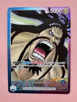 Kaido Parallel Leader OP01-061 Romance Dawn Pre Errata Wave 1 NM Alt Art - Image 1