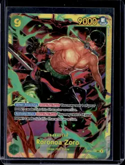 2024 One Piece The Best Roronoa Zoro Secret Rare #OP06-118 - Image 1