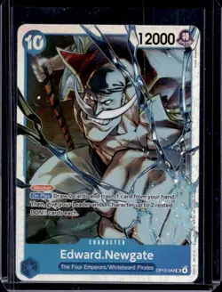 2025 One Piece Carrying On His Will Edward Newgate Super Rare #OP13-042 - Image 1