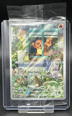 Pokemon Charmander Promo Card SVP 044 Obsidian Flames Sealed (LIGHTLY CURVED) A1 - Image 1