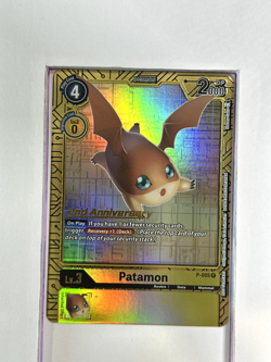 P-005 Patamon - Digimon TCG Trading Card Game Holo Foil - Image 1