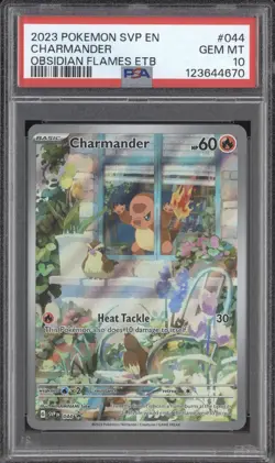 2023 Pokemon Scarlet & Violet SVP 044 Charmander Black Star Promo PSA 10 - Image 1