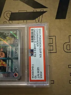 Pokemon TCG Charmander #044 SVP Black Star Promo Card Obsidian Flames PSA 10 - Image 3