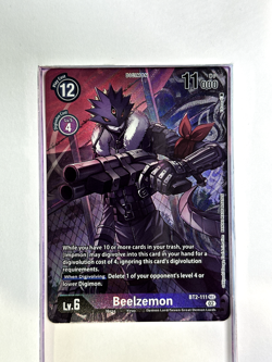 BT2-111 Beelzemon - Digimon TCG Trading Card Game Holo Foil - Image 1