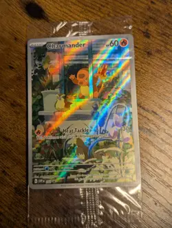 Pokemon 🔥 Obsidian Flames Charmander #044 SVP Black Star Promo 🪟 Sealed Promo✨ - Image 2