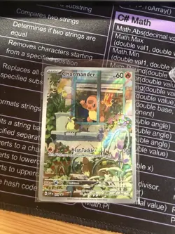 Pokemon TCG Charmander Illustration Black Star Promo SVP 044 - Image 1