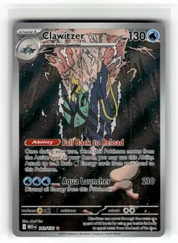 CLAWITZER - 141/132 - ILLUSTRATION RARE - MEGA EVOLUTION - POKEMON - - NM - Image 2