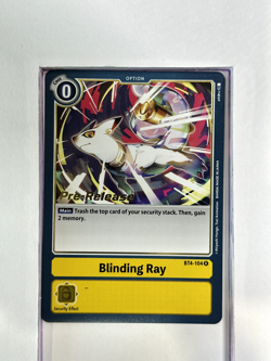 BT4-104 Blinding Ray - Digimon TCG Trading Card Game Holo Foil - Image 1