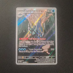 Pokemon Mega Evolution Clawitzer Illustration Rare Card NM 141/132 English - Image 1