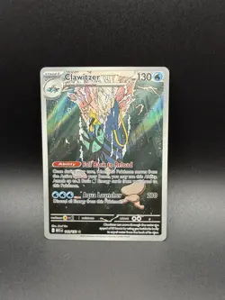 Pokemon Clawitzer 141/132 Me01: Mega Evolution Illustration Rare Holo NM - Image 1
