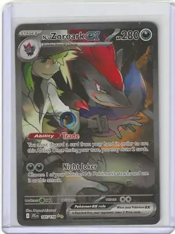 N's Zoroark ex 185/159 SIR Sv09: Journey Together Holo NM - Image 1