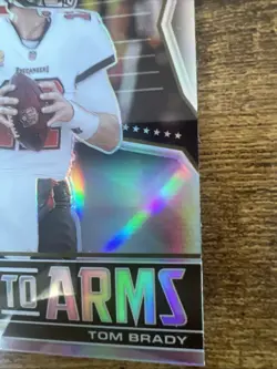 2021 Panini Playoff Prizm Tom Brady #CA-TBR Call To Arms Holo SP GOAT Bucs - Image 2