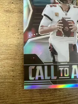 2021 Panini Playoff Prizm Tom Brady #CA-TBR Call To Arms Holo SP GOAT Bucs - Image 3