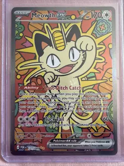 Meowth ex 121/088 Me03: Perfect Order Holo - Image 1