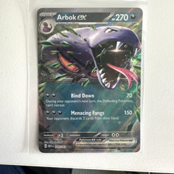 Arbok ex - 024/165 - Pokemon 151 Ultra Rare Card NM - Image 1
