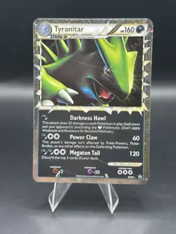 Pokemon TCG Tyranitar Prime Unleashed Holo Card 88/95 Rare - Image 1