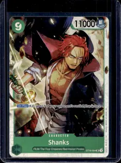 2025 One Piece A Fist of Divine Speed Shanks Special Card #ST16-004 - Image 1