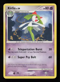 Kirlia 51/127 Platinum Pokemon Card -B11 - Image 1
