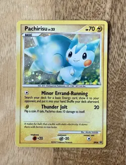 Pachirisu DP04 Promo Diamond and Pearl Holo Pokemon Card LP - Image 1